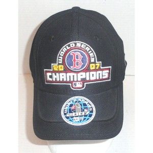 New Era Boston Red Sox 2007 World Series Champions Flex Fit Hat One Size